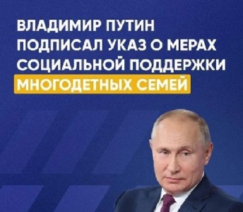 Меры социальной поддержки многодетных семей.